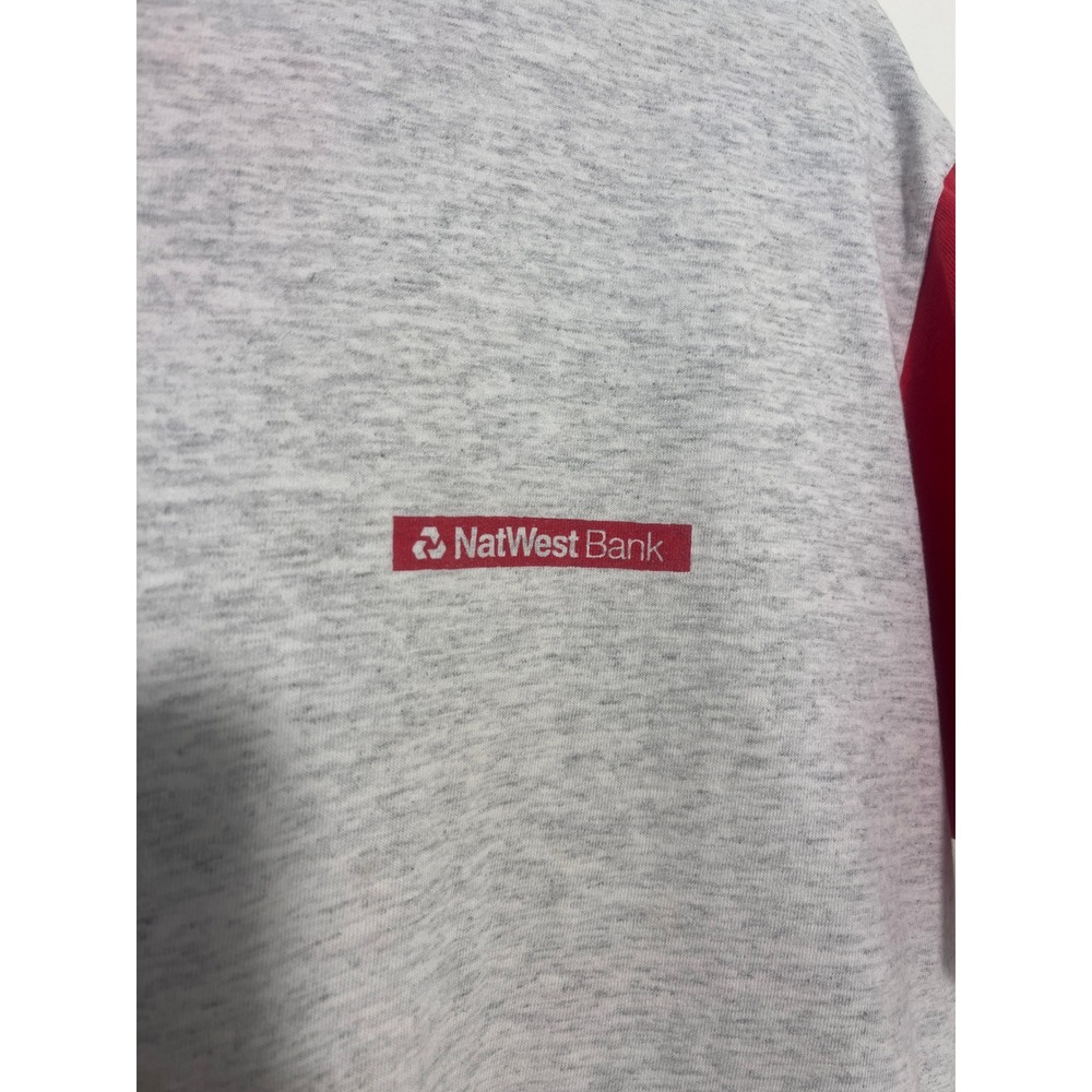 90s Grey Red Ringer Tee - Picture 3 of 4